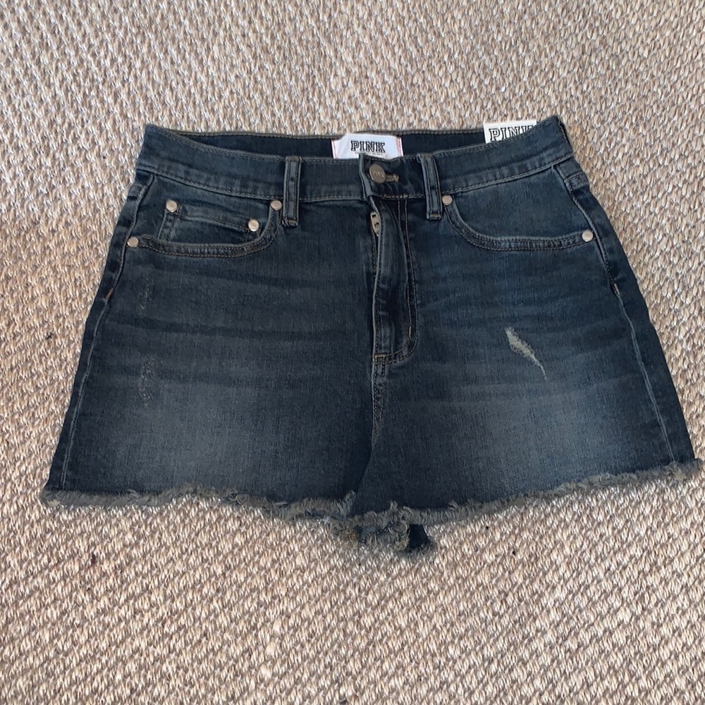 Victoria’s Secret pink high waisted cut off size-8